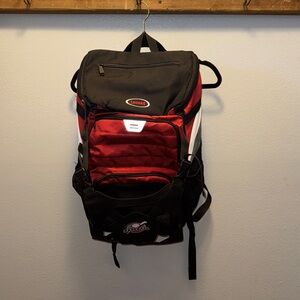 Red and Black Men's basketball backpack